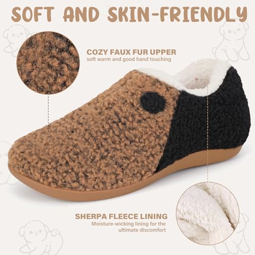 Image of ERGOfoot Orthopedic Slippers with Arch Support for Women Men