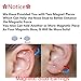 Emivery 5mm Crystal Magnetic Stud Earring Magnet Nose Ear Lip Stud Non Piercing Tragus Nose Stud 8 Pairs/Pack (8 Pairs Multi)