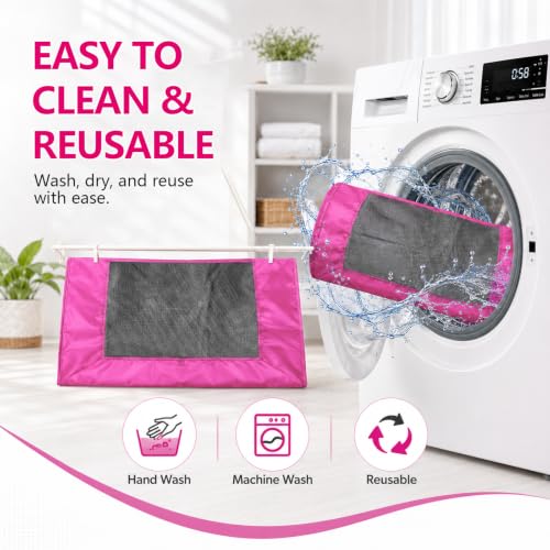 Image of Dog Playpen Mesh Top Cover Fits 36 Inch 4-Panel Pet Play Pen,Pink | Anti-escape Dog Cage Covers Puppy Play Pen Cover,Indoor /Outdoor Use,Easy to fold for Portability [Only Cover] Upgraded