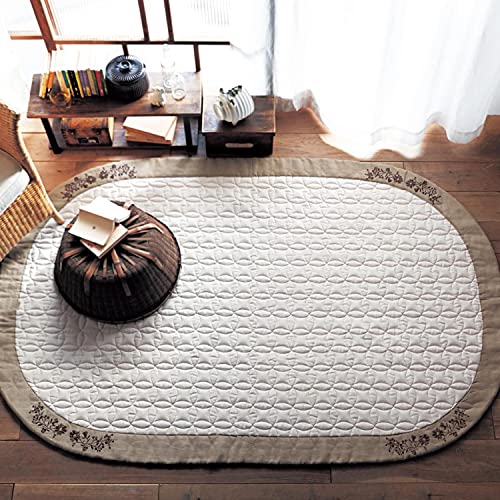 [�x�����]��] �L���g���O �t�����` ���l�� �z���h�J ���O�E�J�[�y�b�g ��130×200�i�ȉ~�j