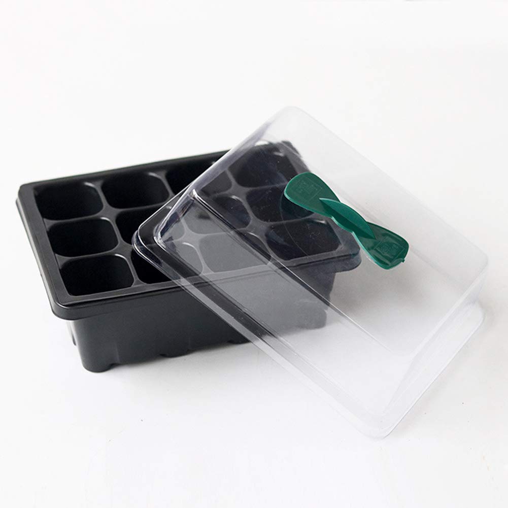 Mini Serra Per Piantine, Confezione Da 10 Mini Serra Per Piante Con 120 Celle, Vassoio E Piantine Con Vassoio E Coperchio Vassoi Interni Durevoli Per Piantine Grow Box Starter Per Semi 74866439