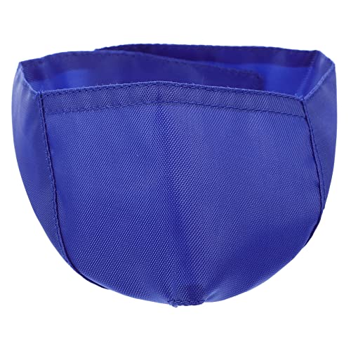 HANABASS ペット銃口 防ぐ チワワ 口プロテクター 吠えるための犬の銃口 猫のスーツ おやつ 扱う 猫ソフトコーン 子犬の口 パラ ダックスフンド 猫コーン首輪 噛む ナイロン Blue