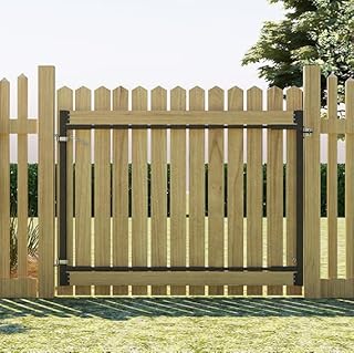 Adjustable Gate Kit, Fence Gate Kit Anti Sag Gate Kit for 36in - 72in W,...