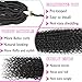 Goddess Locs Crochet Hair 30 Inch Faux Locs Crochet Pre-looped Boho Faux Loc with Curly Ends 8 Packs Long Bohemian River Loc Crochet Hair for Black Women(30Inch, 1B)