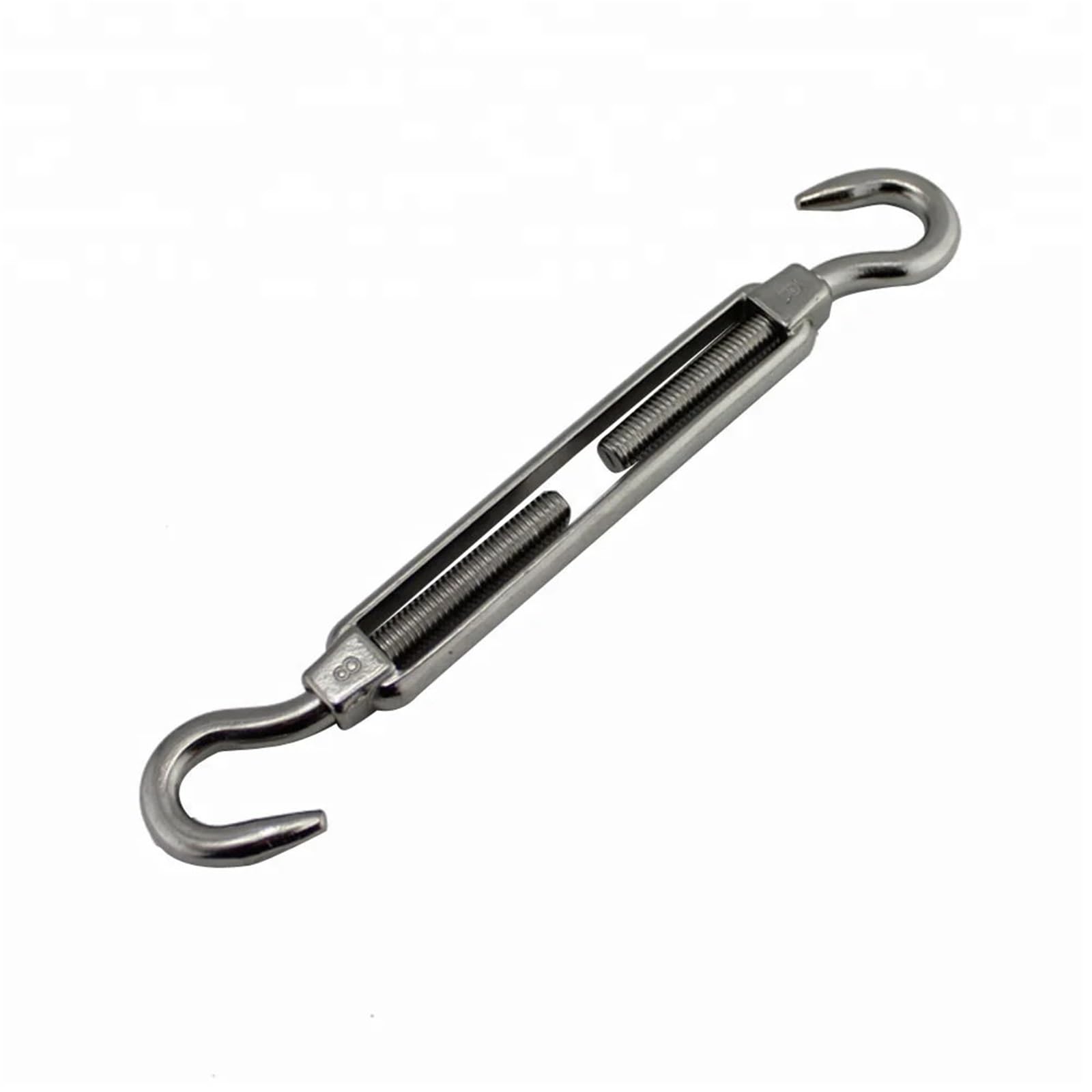 Tenditori marini in acciaio inossidabile resistente 304 con gancio e da 10 pezzi for ringhiera for cavi per Corda(M8)