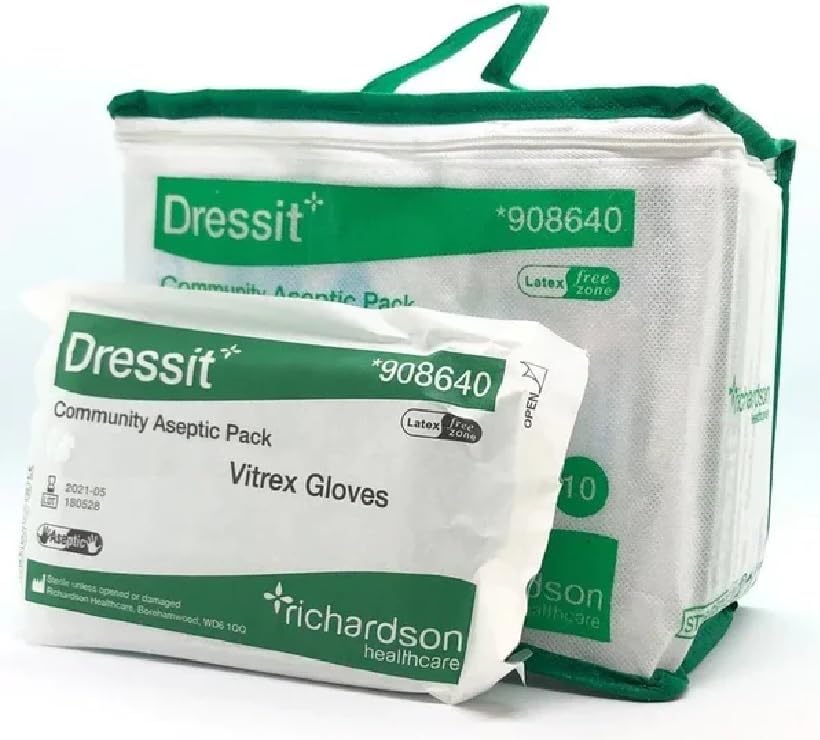 Dressit Sterile Dressing Pack with Small/Medium Gloves (Pack of 10) (908640)