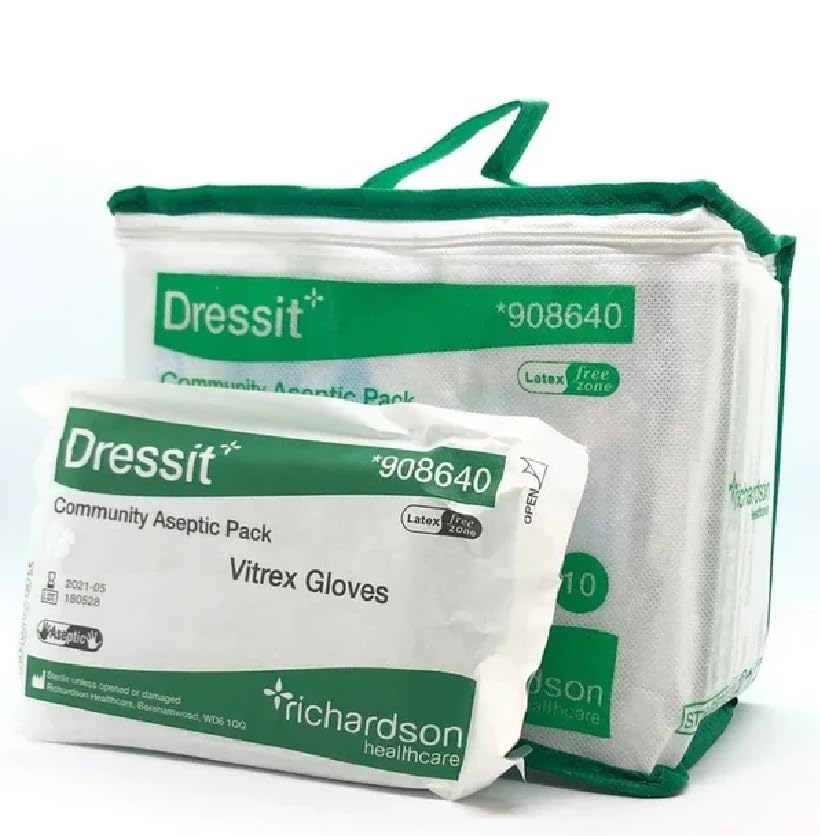 Dressit Sterile Dressing Pack with Small/Medium Gloves (Pack of 10) (908640)