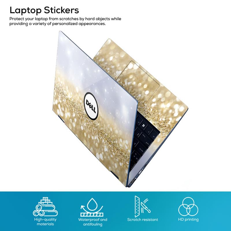 Image of Galaxsia DSGN 310 Full Body Laptop Skin Bubble-Free| Laminated & Removable | HD Quality Sticker for Laptops Upto 15.6 Inches Compatible with DELL