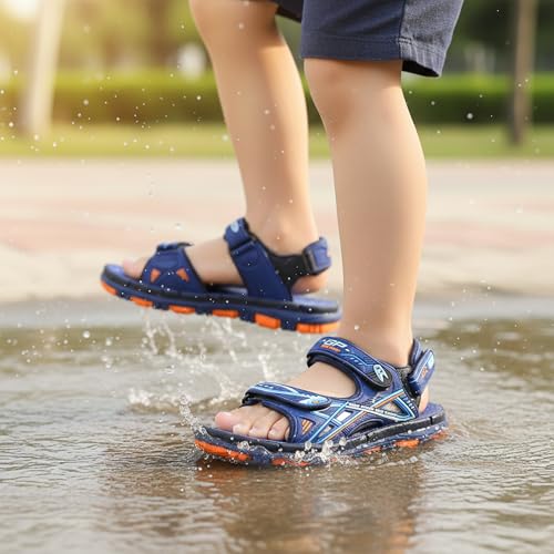 Image of Gold Pigeon Shoes Easy SNAP LOCK Outdoor Water Kids Toddler Sandals for Girls & Boys. Everyday, Vocation, Pool, Summer, Beach Essentials.