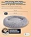 Belune® Hundebett [mit waschbarem Bezug] - Das Original - [S, 70cm, Hellgrau] Hundekorb, Katzenbett, Hundekörbchen, Dog Bed, Flauschiges Hundebett für große, mittelgroße & kleine Hunde