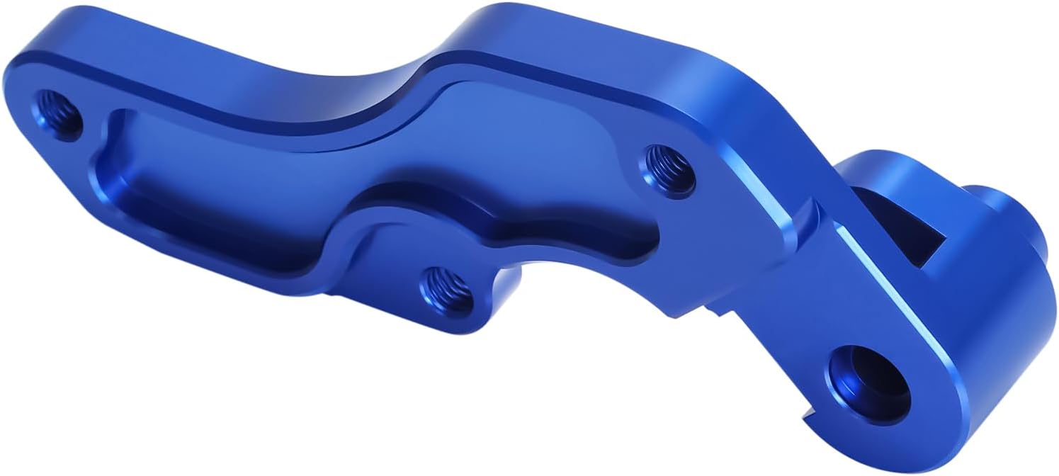 320MM Front Brake Disc Rotor Adapter Bracket Compatible with YZ125 YZ250 YZ426F YZ400F YZ450F WR125 WR250 WR250F WR400F WR426F WR450F Dirt Bike Oversize BRAKE Caliper Relocation BRACKET(Blue)