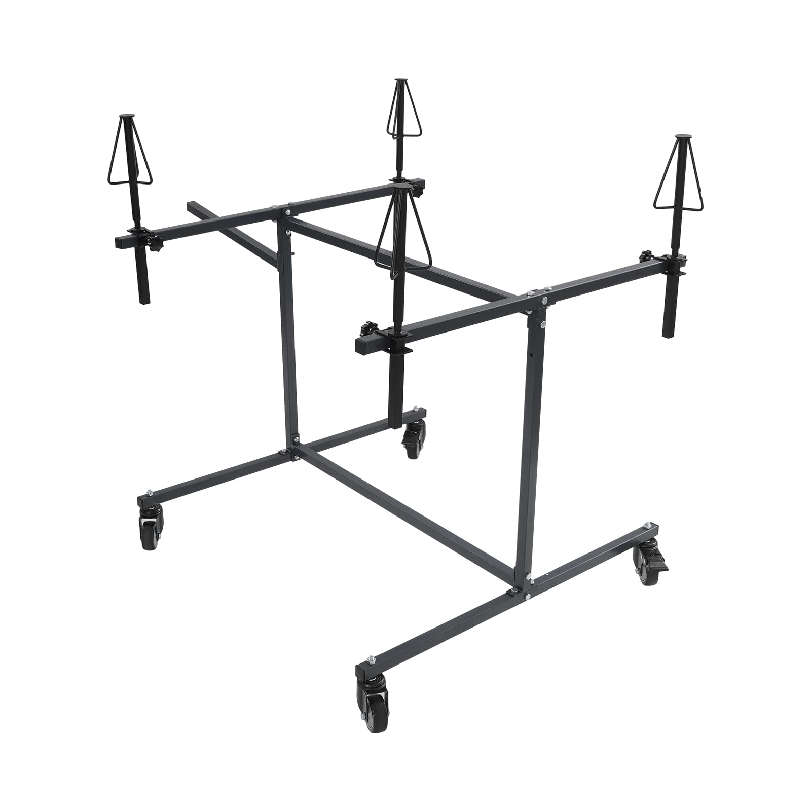 Felgenlackierständer, Lackierwagenreparaturständer Halterungen Lackierständer Lackierbock zum Reparieren, Vorbereiten, Lackieren Felgen und Karosserieteilen (Schwarz)