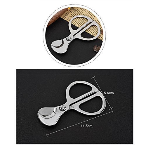 All Metal Cigar Cutters Stainless Steel Super Sharp Cigar Scissors Cut Birthday Gift #TOP2