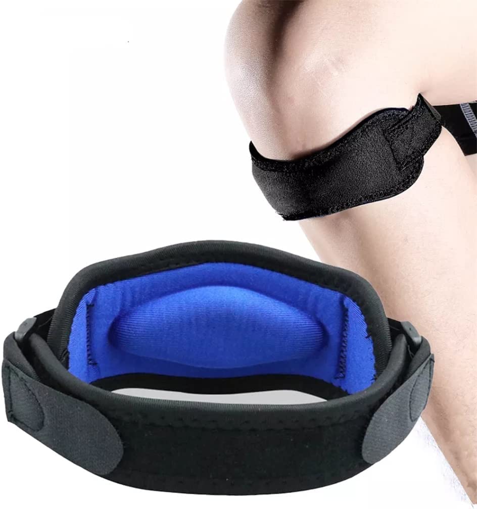 ROLTIN Adult Fitness Knee Pads Basketball Gym Adjustable Knee Pads Knee Stabilizer Support Sports Hiking Running (Color : A Size jiangyu1994 (Color : A, Size (A As the pi