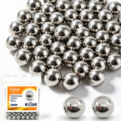Image of Taiss 300PCS 7mm 304 Stainless Steel Precision Balls,Precision Steel Ball Assortment Kit,Metal Balls