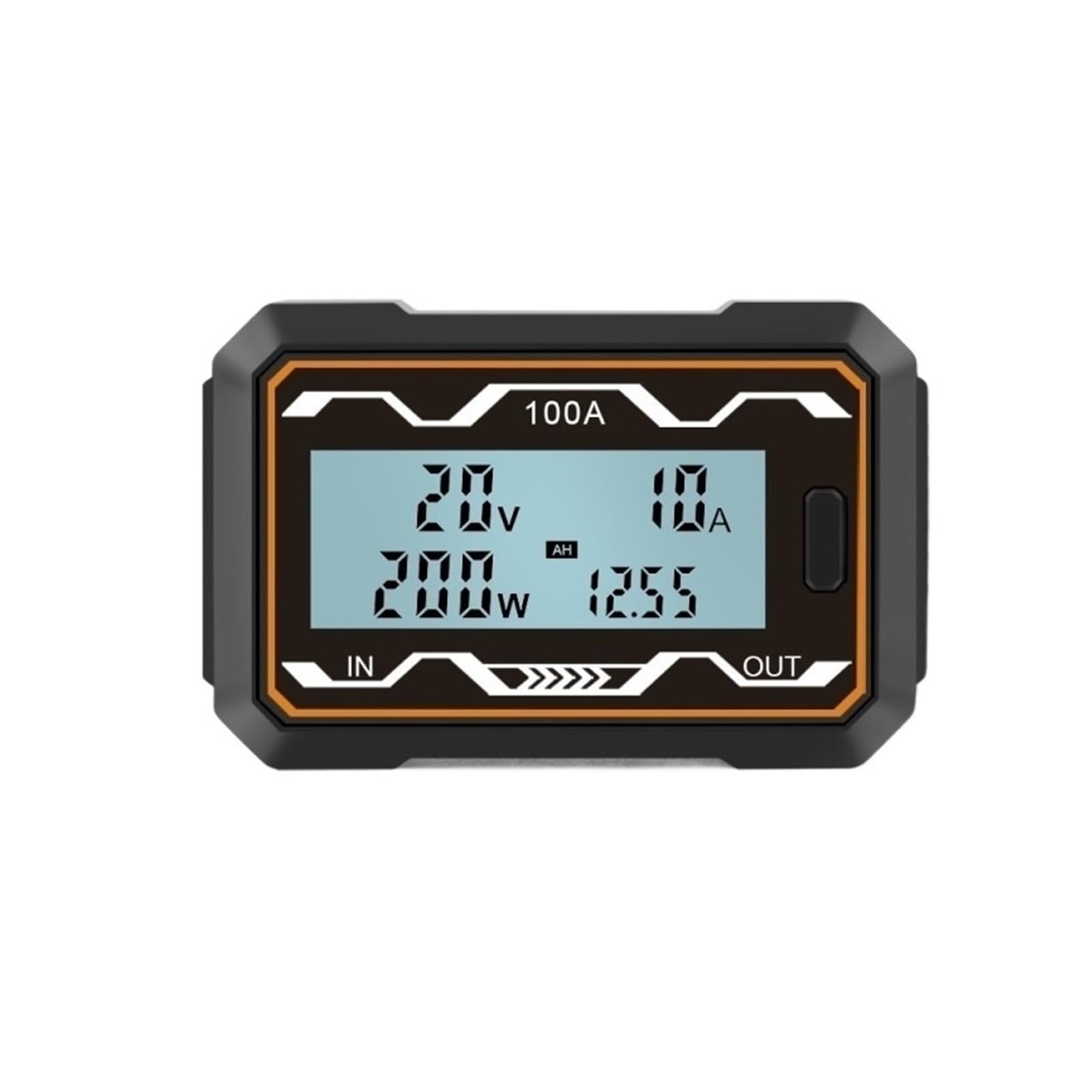 Wattmètre haute précision DELURA 100A avec écran LCD rétroéclairé pour analyse de puissance