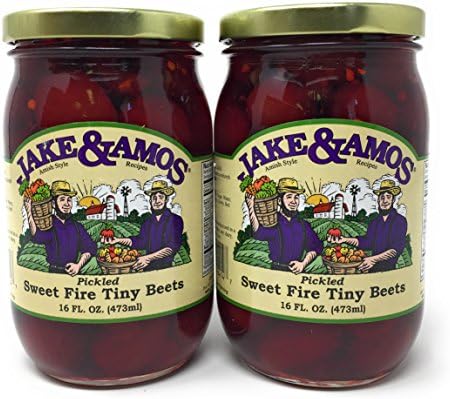 Jake & Amos - Sweet Fire Tiny Beets / 2 - 16 Oz. Jars