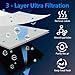 LT120F Refrigerator Air Filter Replacement for LG LT120F Kenmore Elite 46-9918 469918 9918 Replaces ADQ73214402 ADQ73214403 ADQ73214404-3 Pack