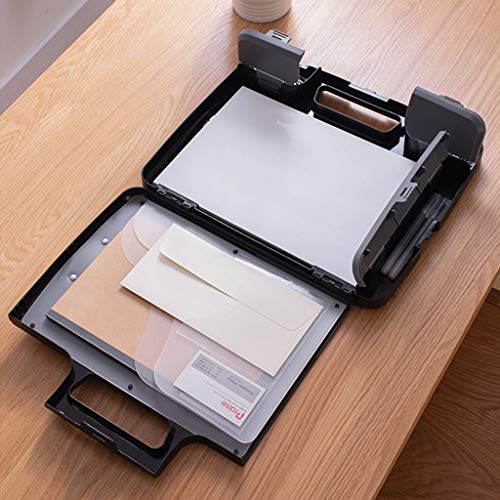 Porte-bloc portable pour dossiers rigide au design épuré pour bureau
