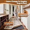 Veken Non Slip Cushioned Runner Rug Pad Gripper 2 x 8 Ft, Felt and Silicone Backing, 1/8 inch Thick Carpet Liner for Hardwood Floors and Finishes, Under Area Rugs Anti Skid Mat, Keep Rugs in Place #1