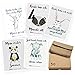 50 Baby Meilensteinkarten mit hochwertiger Filzhülle und Geschenkbox | schöne Geschenkidee zur Geburt, Schwangerschaft, Taufe oder Babyparty | Milestone Baby Cards | Meilensteinkarten Baby
