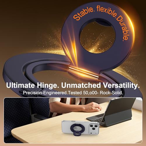 Image of Magnetic iPhone 17 Ring Holder for MagSafe Phone Grip Double Sided Magnet