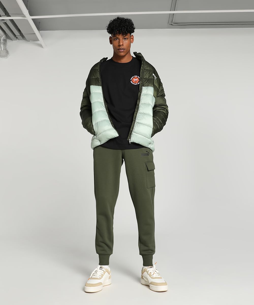 PUMA - Active Tricot Pants Cl, Pantalón Chándal Hombre, Mirto Verde, XS