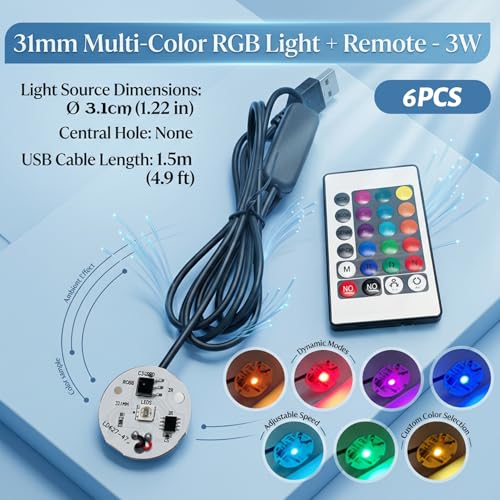 Luces LED para proyectos de resina epoxi panel de luz regulable USB 5V para manualidades 2