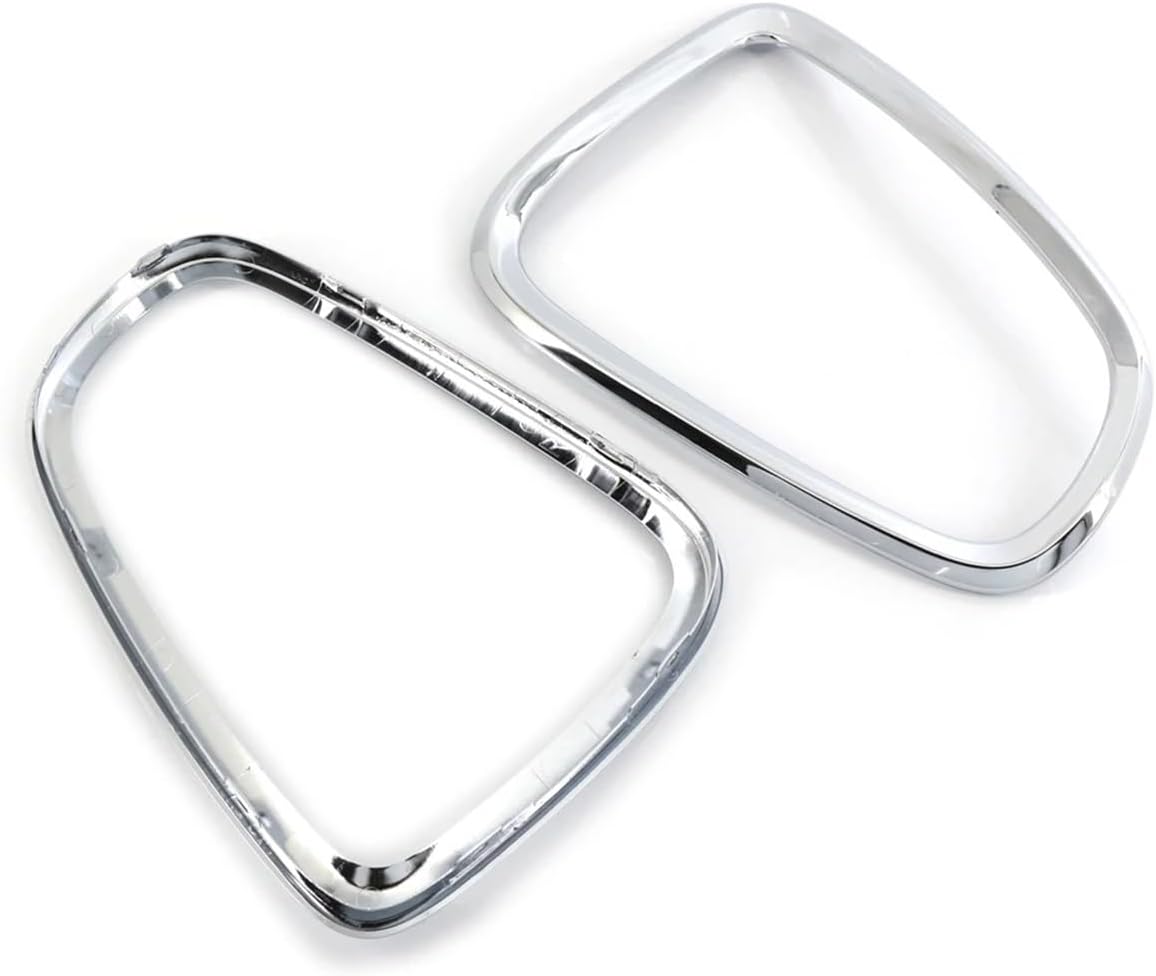 Compatible For Mini Cooper R Series R50 R53 R55 R56 R57 R58 R59 R60 R61 Car Headlight Head Tail Light Rear Lamps Frame Rings Cover Stickers(2pcs Headlight Trims)