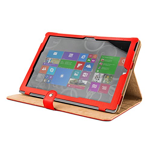 Vg Red Arthur Detachable Stand Carrying For Microsoft Surface Pro 3 And Vangoddy Earphones #TOP3