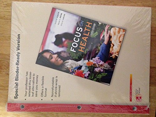 Looseleaf for Focus on Health 0077532082 Book Cover