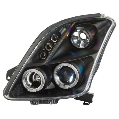 Faros Suzuki Swift II 2005-2010 negros para mejorar tus rutas nocturnas urbanas