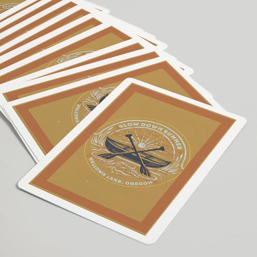 Baraja de Cartas Poker Wallowa Lake Oregon 52 Naipes miniatura 5