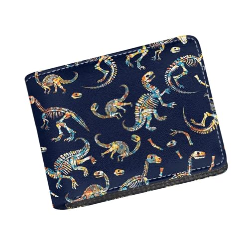 Kids Wallet for Boys Age 4-6 8-10 10-12 Leather Bifold Wallet Cartoon Dinosaur Credit Card Holder RFID Blocking Id Cash Slim Small Bi Fold Wallets with Coin Pocket Teens Little Boy2