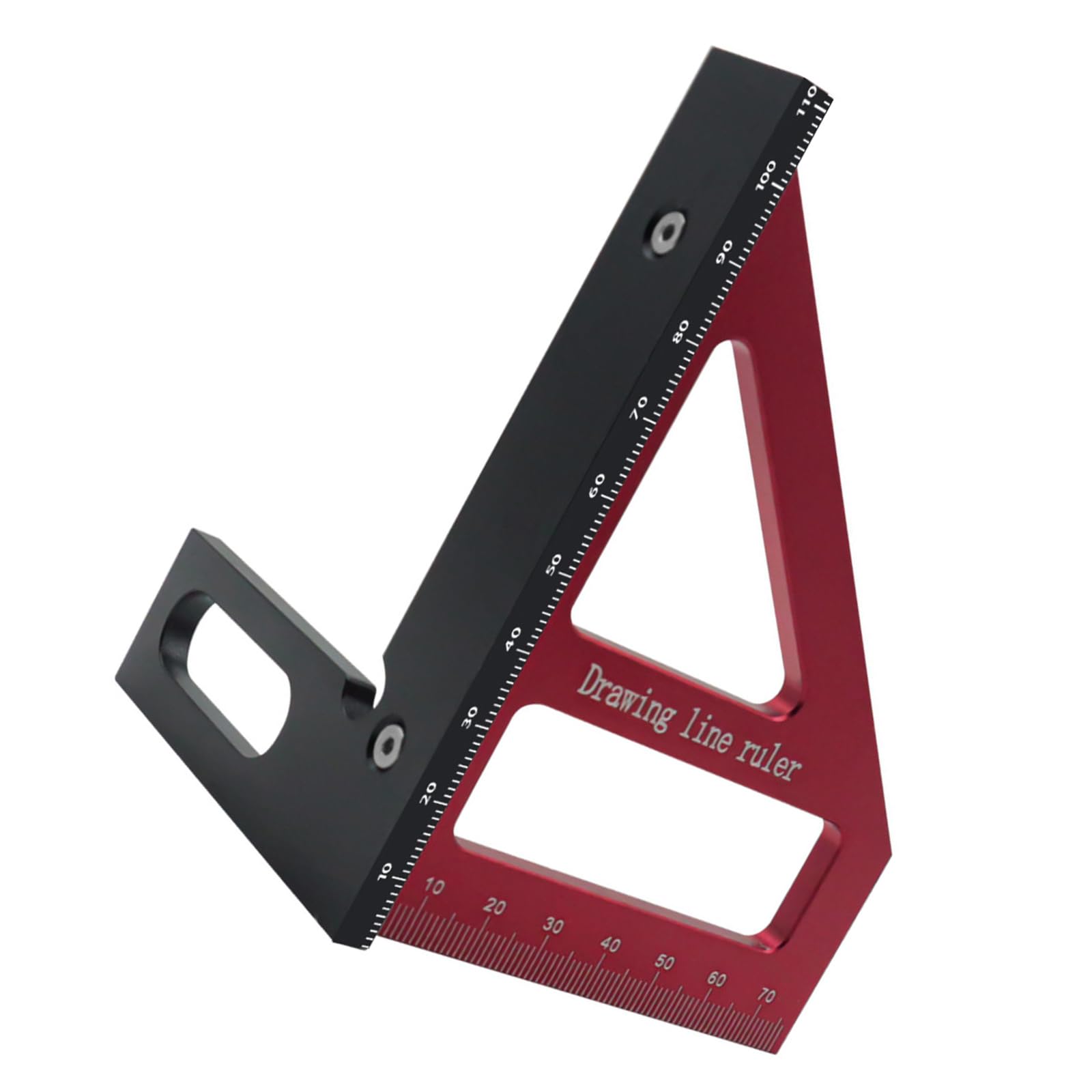 Engineering Grade Right Angles Measuring Instrument with Not Slip Grip for Technical Drafting Construction Applications Woodworking Measuring Instrument