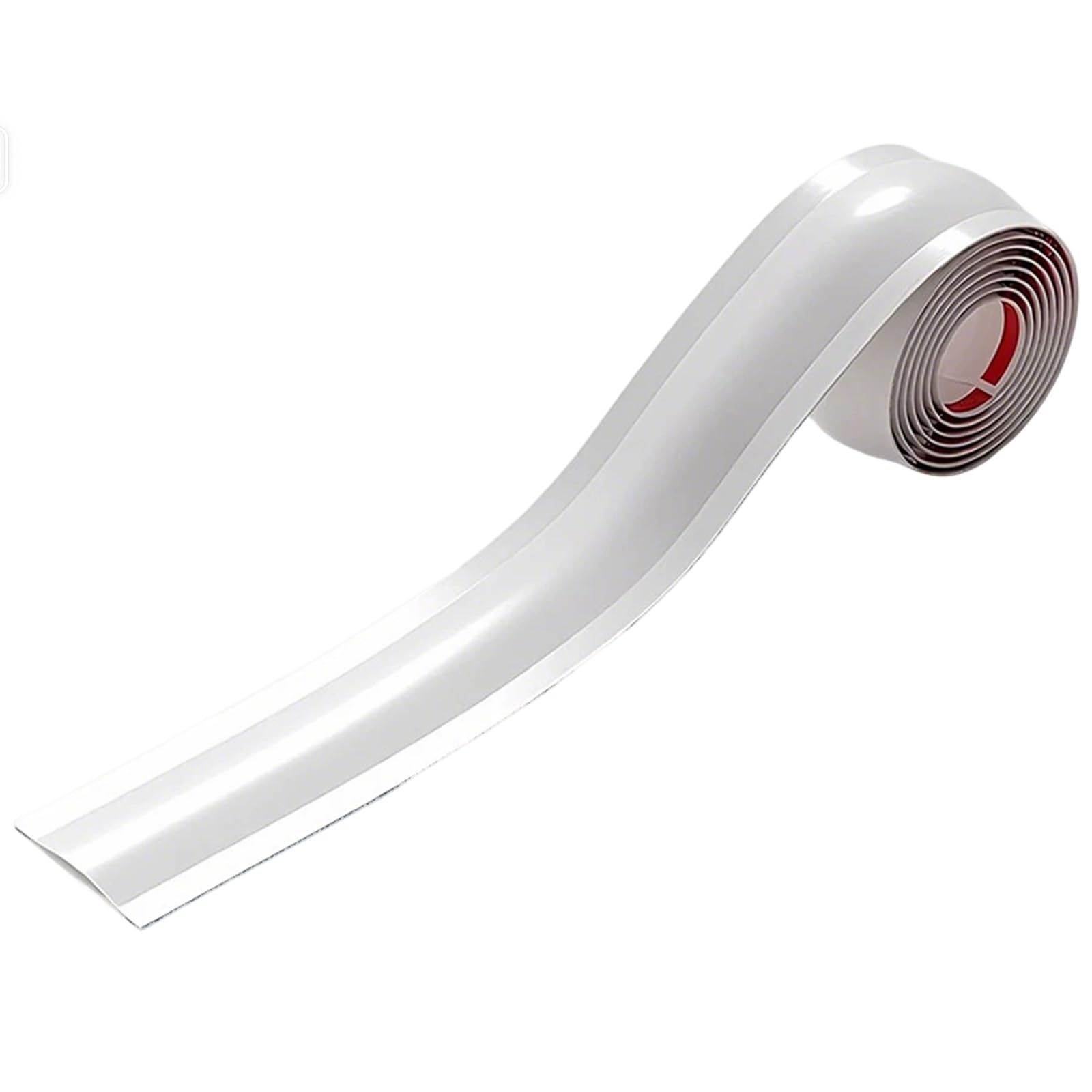 Cubrecables para Suelo，Protector De Cables Flexible Autoadhesivo De PVC para Paredes Y Esquinas，Fácil De Desenrollar/Ancho del Escondecables: 55 Mm(Blanco,10M)