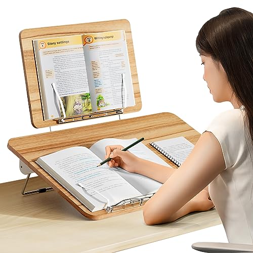 【よもぎもち・アウトレット品】勉強用の傾斜台 大型・木目ベージュ✕2台 51PO55TIUGL.jpg