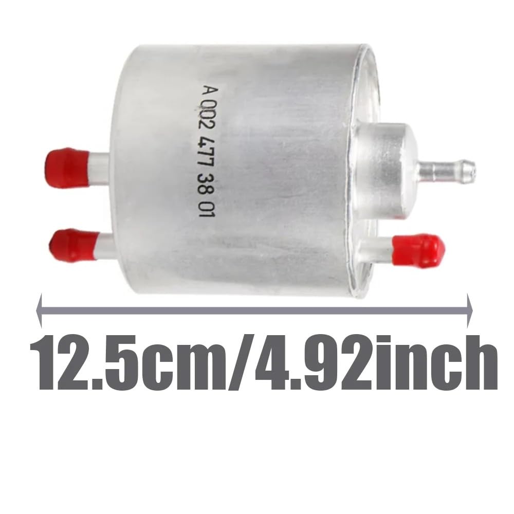 Filtro De Combustible Diésel para Coche A0024773801 Kit De Montaje De Filtro De Combustible para Coche Compatible con Mercedes Clase A W168 A 140/210 2001-2004 Vaneo 414 1.6 2002-2005