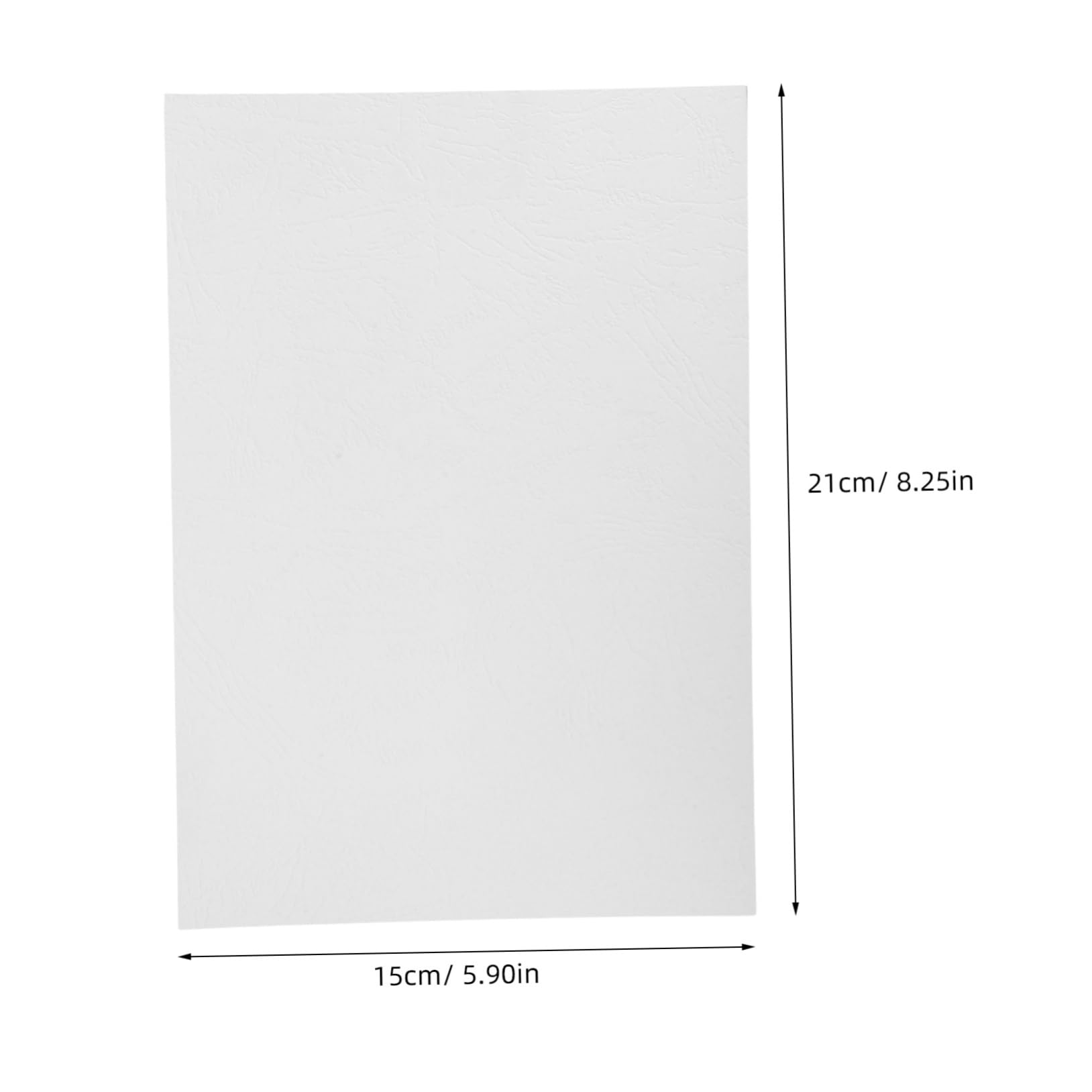 Couvertures de Reliure A5 en Papier Blanc 100 Feuilles pour Documents