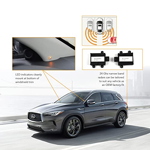 Brandmotion Radar Blind Spot System With Cross Traffic Detection Rdbs-1500 | Seamless Integration | Lane Change Assist | 40Ft Range Radar | Audible / Visual Driver Alert For Vehicles 2007 And Newer #TOP1