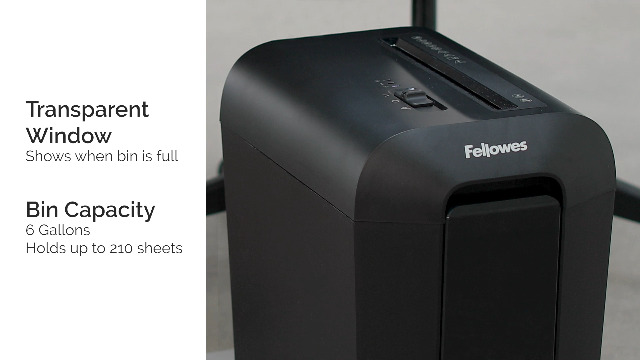 Amazon.com : Fellowes LX65 10-Sheet, P4 Cross-Cut Deskside Paper