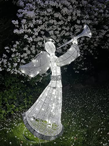Lumières de Noël ange LED grand 130cm pour extérieur et intérieur avec transformateur 24V