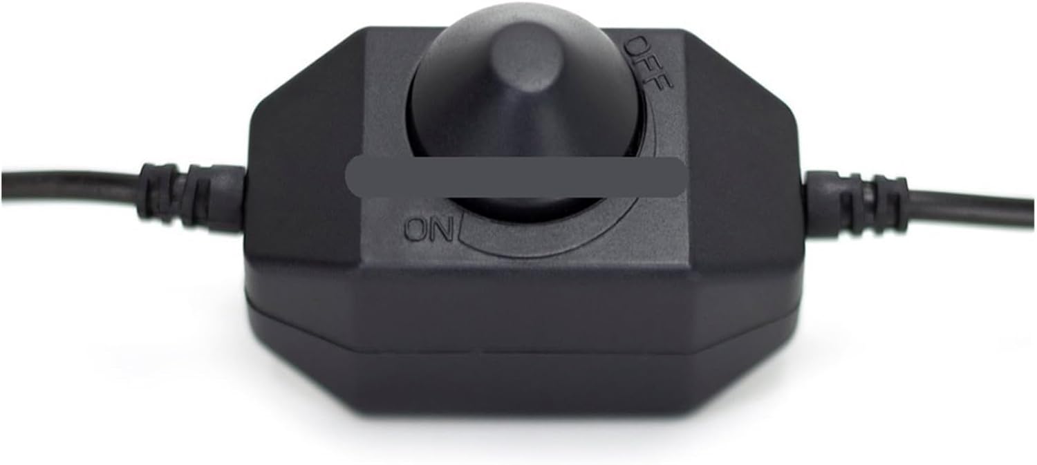 DC 12V 24V 6A Single Channel Plug-in Mini LED dimming Controller Suitable for Single Color LED Lights/Light Strips/Lamps