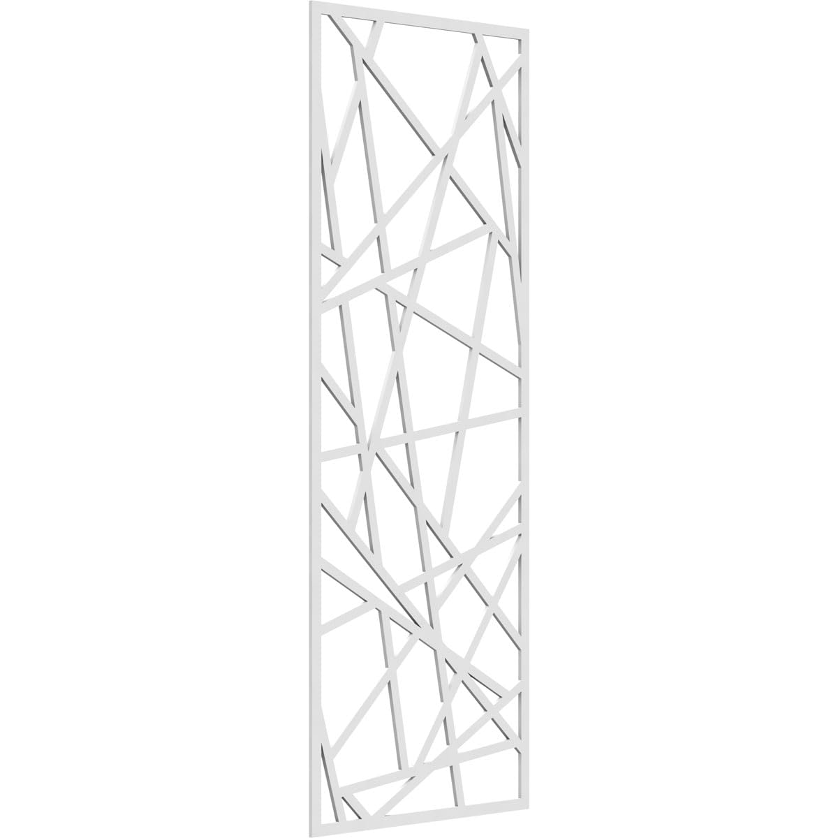 27 3/8"W x 69 3/8"H x 3/8"T Conway Decorative Fretwork Wall Panels in Architectural Grade PVC