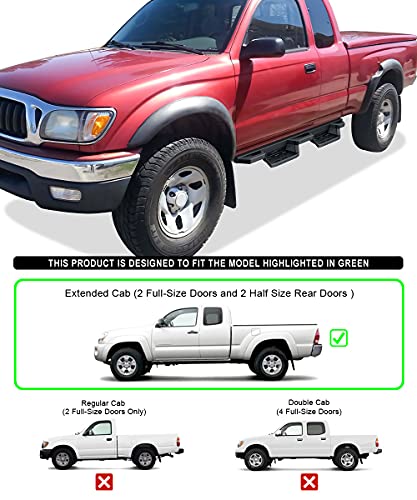 Estribos APS de Acero Inoxidable para Toyota Tacoma 1995-2004 miniatura 2