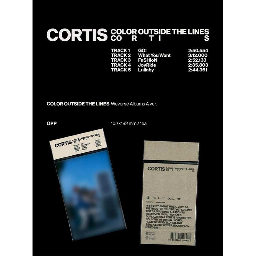 CORTIS アルバム Amazon.com: CORTIS COLOR OUTSIDE THE LINES 1st EP Album (Photobook