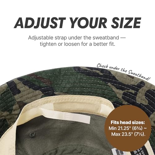 Image of Hot Summer Bucket Hat Trendy Cotton Sun Cap for Beach Golf Fishing | Breathable cotton, fun outdoor vacation style, packable boonie design for men and women