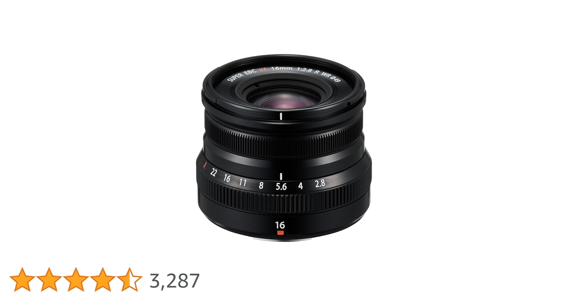 FUJIFILM FUJINON XF 16mm F2.8 R WR フジノン フジノンレンズ XF16mmF2.8 R WR ブラック: レンズ・フィルター関連