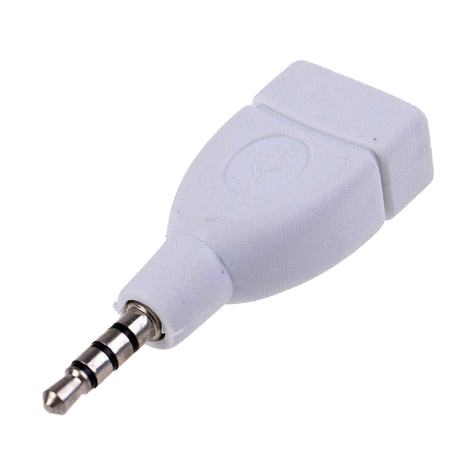 UJEAVETTE® 3.5mm Male AUX Audio Plug Jack to USB 2.0 Female Adapter Cable Accessories