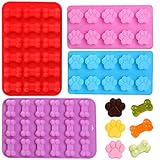 Puppy Dog Paw Bone Silicone Mold, Baking Mold, Used for Jelly, Candy, Chocolate,Ice Cube, Can Bake...
